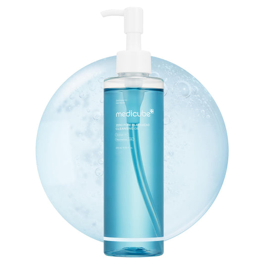 medicube Cleansing Oil Zero Pore Blackhead | Makeup Remover for all skin types, Daily Moisture Facial Cleanser, Low-Irritation | Korean Skin Care (205ml / 6.93 fl.oz)