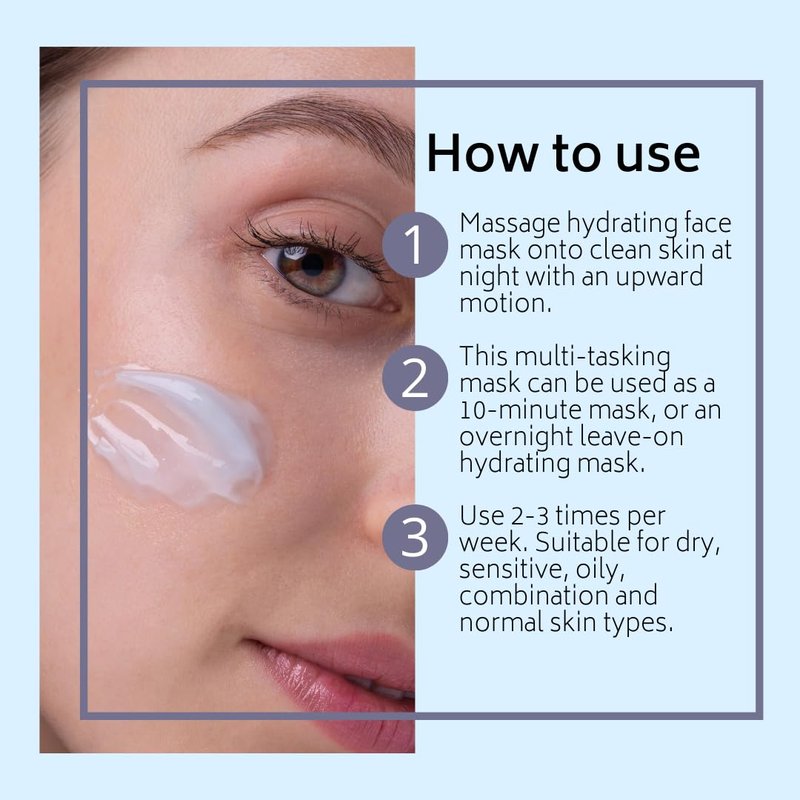 D'Arganette Sweet Dreams Sleeping Mask - Antioxidant-Rich Argan Oil & Peptides | Hydrating Face Moisturizer for Dry Skin - 3.4 oz