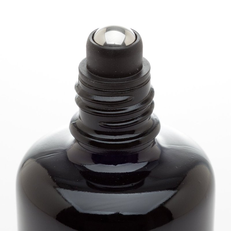 Infinity Jars 100 ML Black Ultraviolet Glass Bottles Airtight, Leak-Proof, Smell-Proof Screw-Top Containers for Essential Oils, Perfume, Lotion, Travel Storage, Reusable 7 Bottles Variety Pack