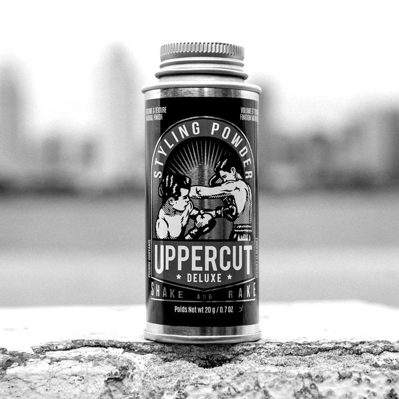 UPPERCUT DELUXE Styling Powder for Men – Volumizing & Texturizing Hair Powder with Flexible Hold and Natural Matte Finish – Lightweight, Reworkable Men’s Hair Product – 0.7 oz / 20 g