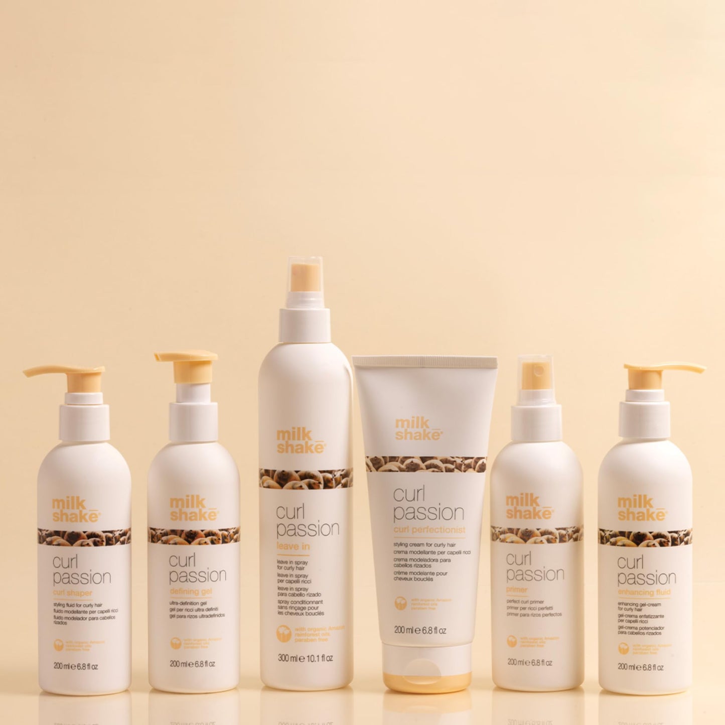 milk_shake Curl Passion Curl Shaper - Lifestyling Shaping Fluid for Curly Hair to Intensify Natural Texture | 6.8 fl oz (200 ml)