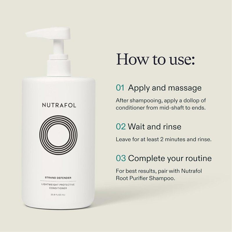 Nutrafol Conditioner - Physician-Formulated for Thinning Hair | Moisturizing & Strengthening Formula