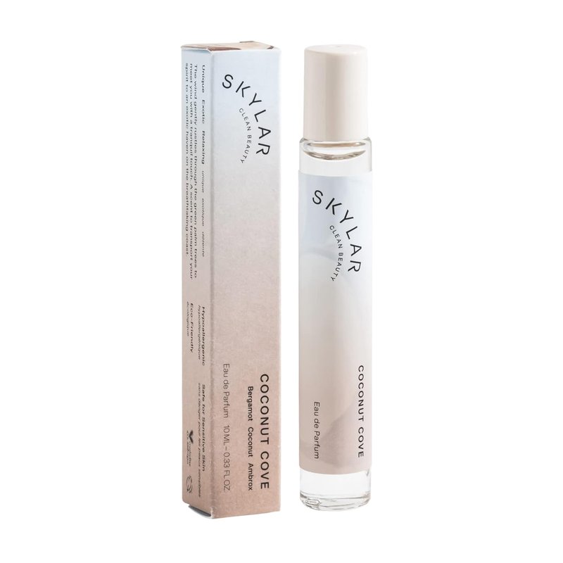 Skylar Coconut Cove Eau de Parfum - Hypoallergenic Vegan Perfume for Sensitive Skin | Fruity Bergamot & Coconut Notes - 10mL