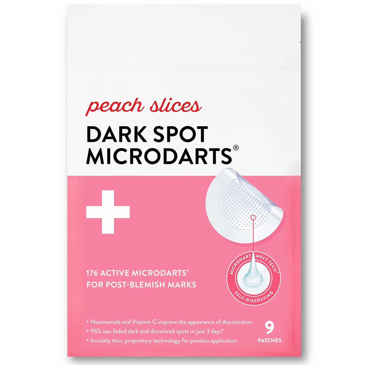 Peach Slices Acne Spot Dots, Deep Blemish and Dark Spot Microdarts Bundle | Vegan & Cruelty-Free Face and Acne Patches