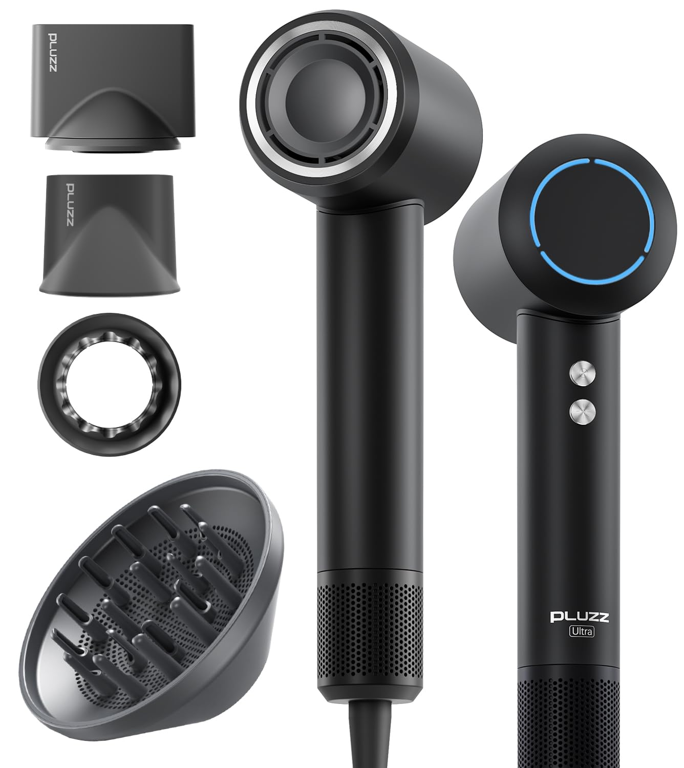 Hair Dryer, High Speed Ionic Blow Dryer with Brushless Motor for Fast Drying, Thermo-Control Quiet Hair Dryers for Women Men Kids, Small Portable Professional Hairdryer, Compact, Travel/Home/Salon