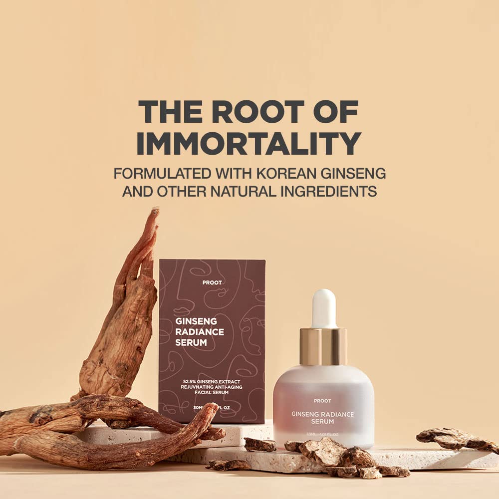Advanced Ginseng Radiance Serum + Advanced Ginseng Essence Water Bundle | Ginseng Serum and Ginseng Essence Water For Instant Face Rejuvenation | Korean Ginseng Skincare For Dewy Skin