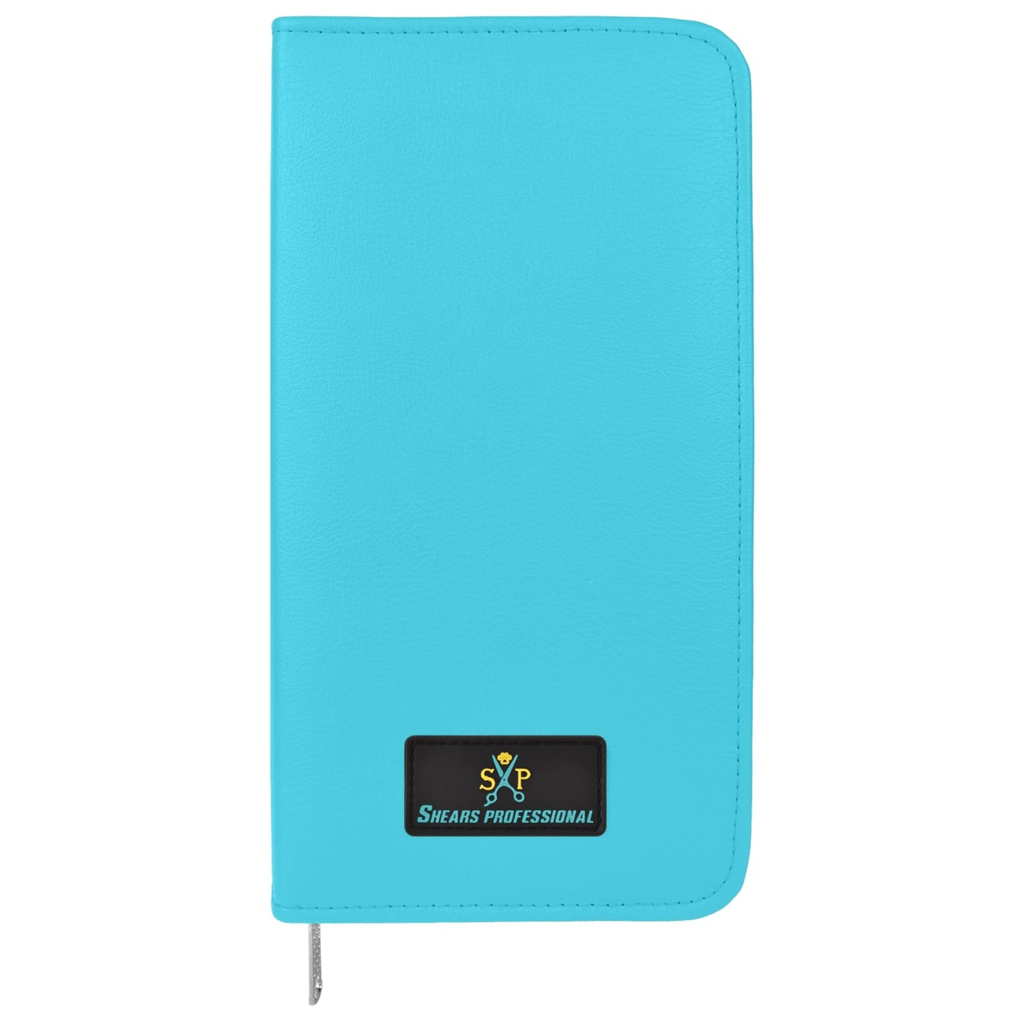 Shears Professional Leather 5 Scissor & Shear Storage Case for Hairstylist - Hairdresser -Scissor Holder Perfect for home-saloon use (TURQUOISE)