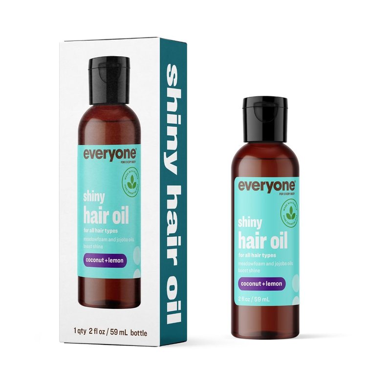 Hair Care Hair Oil - Coconut & Lemon Treatment for Shiny Hair, Frizz Control | 2 fl oz, Sulfate-Free