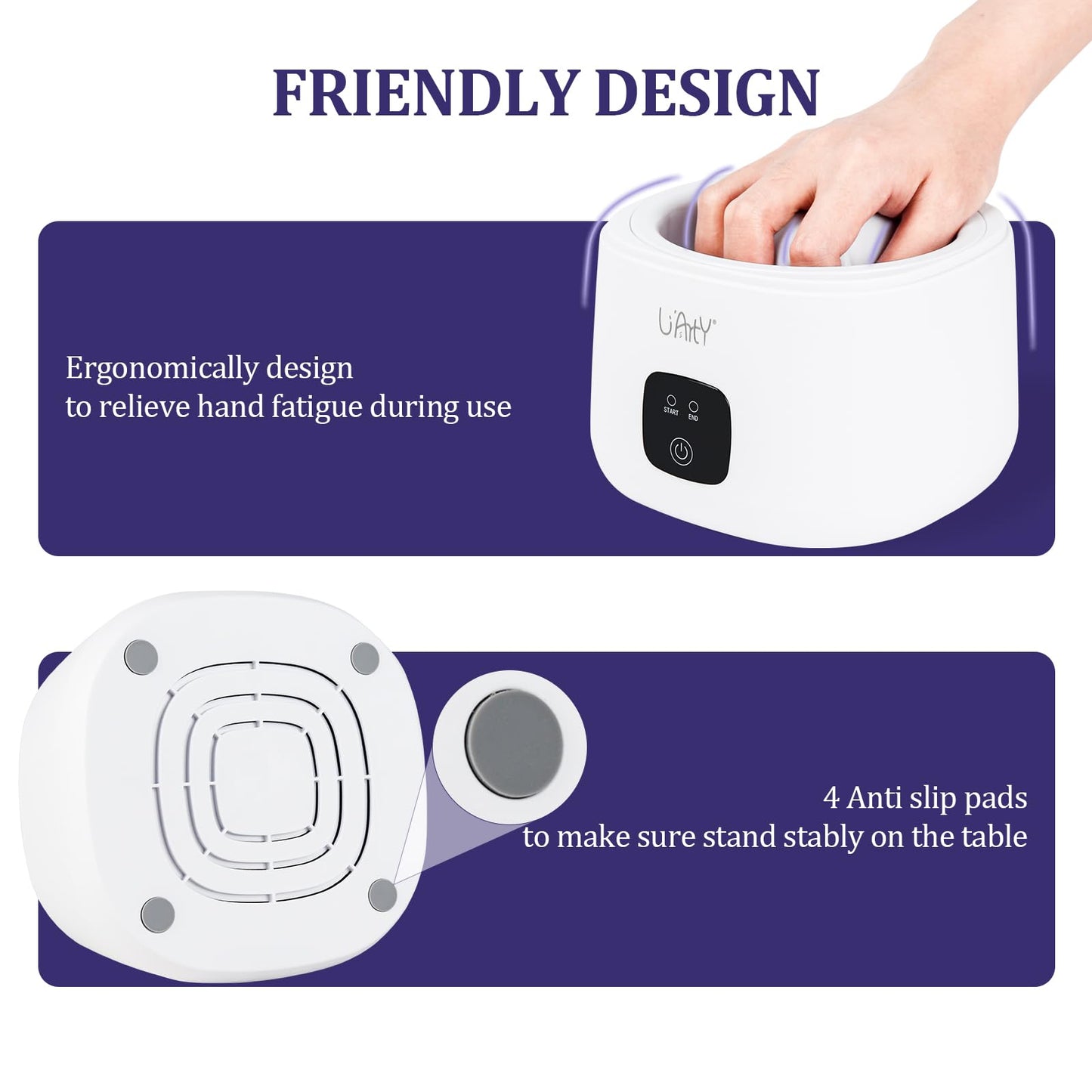 Nail Soaking Bowl Electric Manicure Nail Bowl Nail Polish Remover Machine