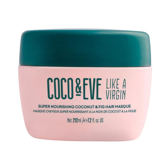 Coco & Eve Like a Virgin Hair Masque - Coconut & Fig Hair Mask for Dry Damaged hair with Shea Butter & Argan Oil for Hair Repair & Hydration | Deep Conditioning Mask Hair Treatment (212 ml)