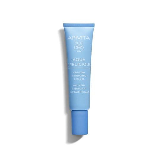 Apivita Aqua Beelicious Eye Gel, Cooling Hydrating Eye Gel with Honey, Jasmine & Flowers