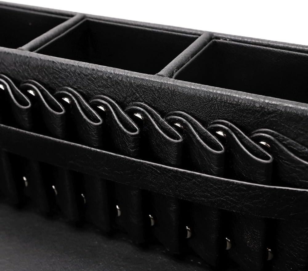Hairdressing Tool Holder - Multifunctional PU Leather Barber Storage Box | Large Scissors & Accessories Case