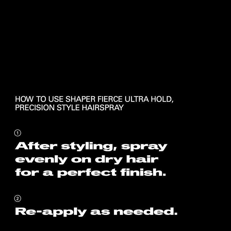 Sebastian Professional Shaper Fierce Hairspray | Strong, Ultra-Firm, All Day Hold | 10.6 oz | Packaging May Vary
