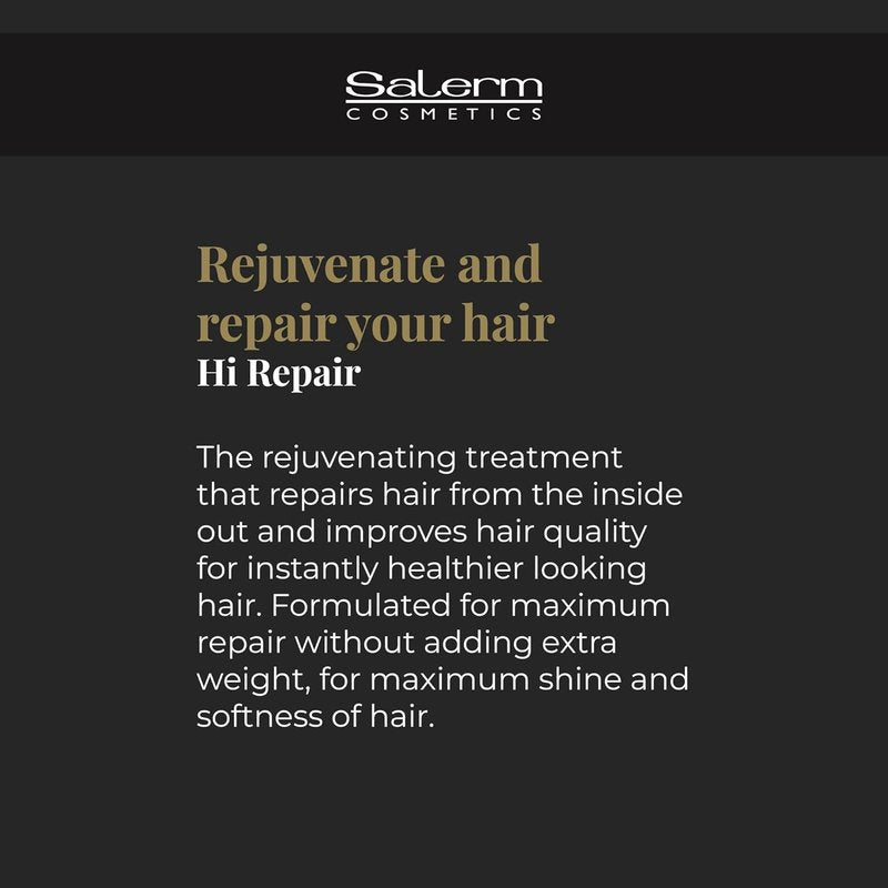 Salerm Texturizing Hair Serum - Repair Damaged Hair - 100ml | Softer, Shinier Finish