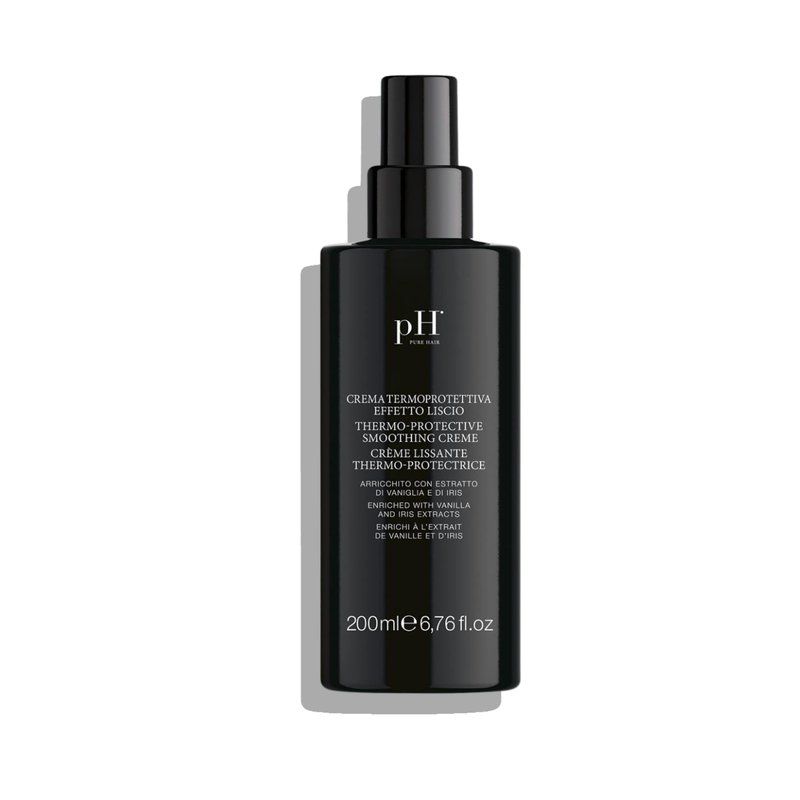 pH PURE HAIR Thermo-Protective Smoothing Creme - Heat-Protected & Anti-Frizz Styling Cream - Keratin Hair Treatment & Hydrating Hair Cream with UV Defense - 6.7 oz