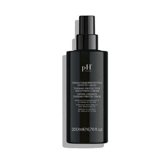 pH PURE HAIR Thermo-Protective Smoothing Creme - Heat-Protected & Anti-Frizz Styling Cream - Keratin Hair Treatment & Hydrating Hair Cream with UV Defense - 6.7 oz