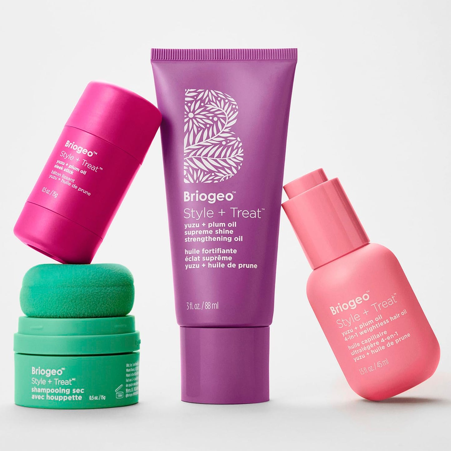 Briogeo Style + Treat Supreme Shine Strengthening Oil | Gloss-to-Oil Heat Protectant for Shine, Smoothness & Strength| Silicone-Free| Vegan & Cruelty-Free | 1.5 oz
