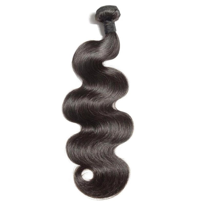 Body Wave Bundles Human Hair 16 Inch 12A 100% Unprocessed Brazilian Virgin Hair Body Wave Bundles Human Hair Extensions Natural Color