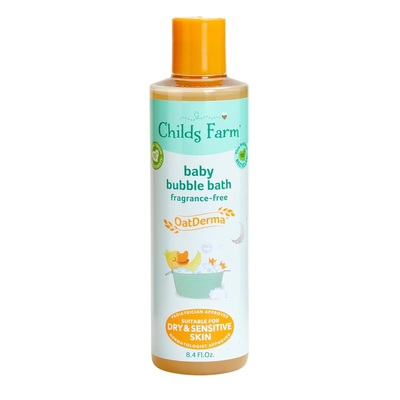 OatDerma Bubble Bath for Kids - Fragrance-Free, Gently Cleanses & Soothes | 8.4 Fl Oz