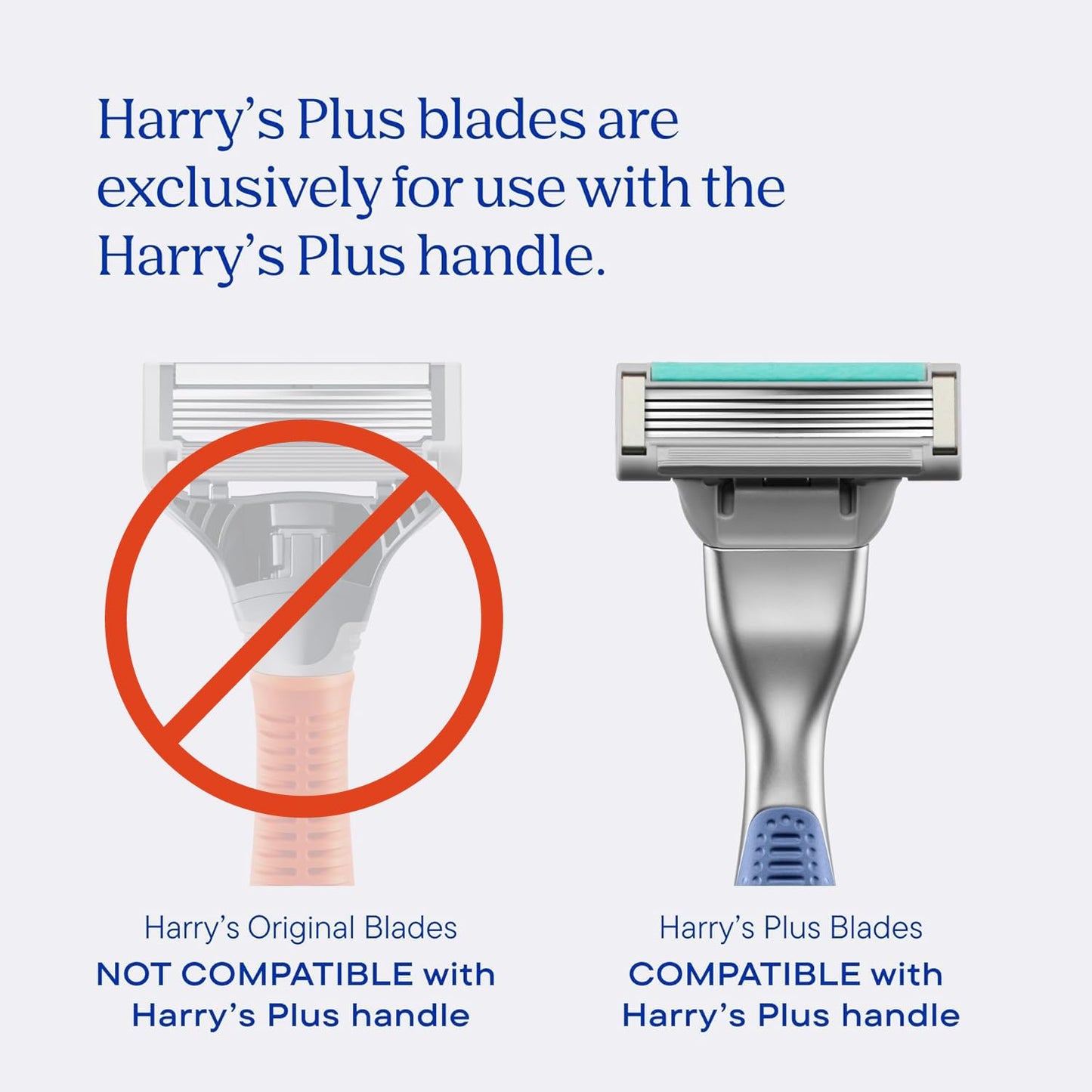 Harry's Plus Trial Shaving Kit for Men - Premium Handle, Razor Blade Cartridge, Foaming Shave Gel, and Travel Blade Cover - Advanced Pivoting System - Onyx