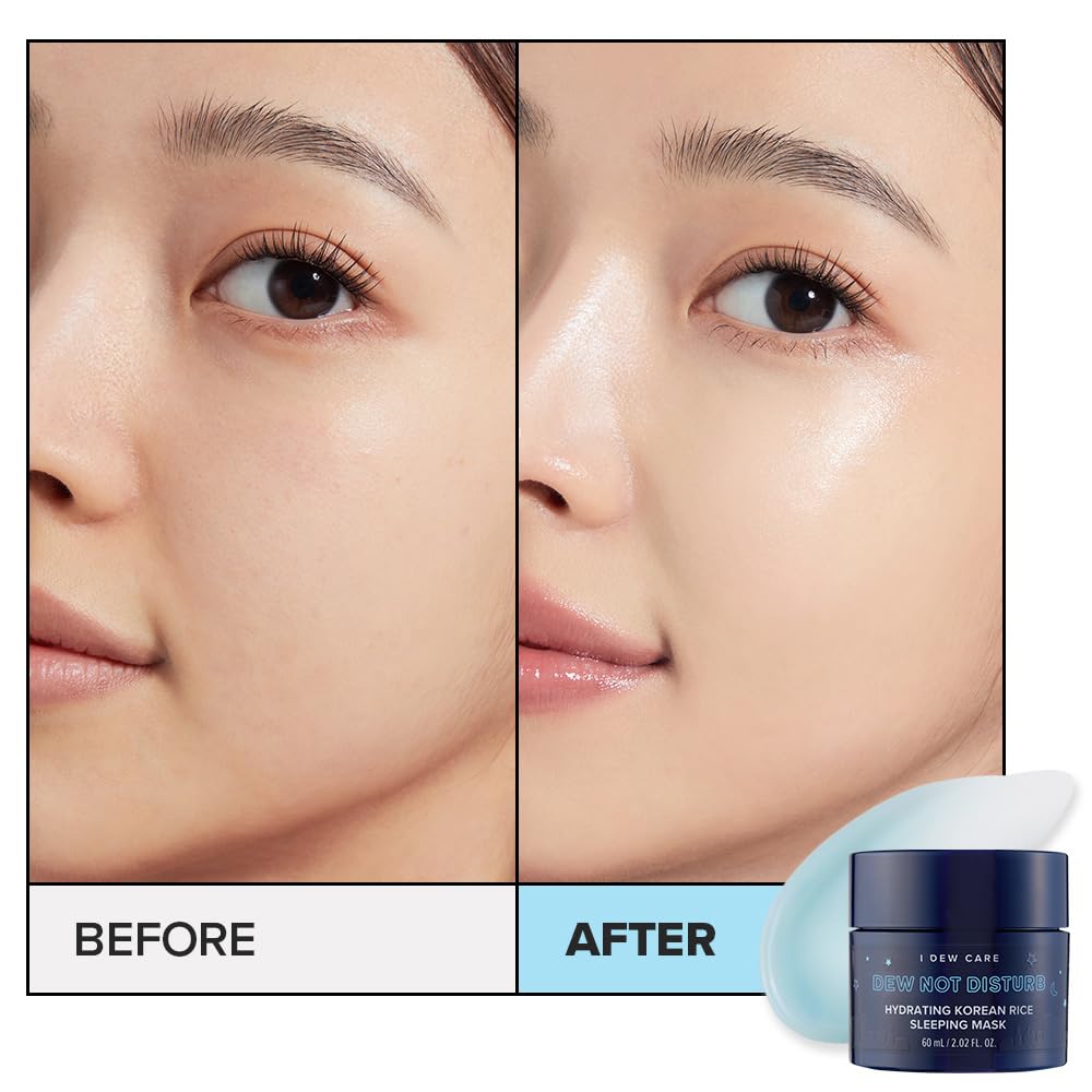 I DEW CARE Night Sleeping Mask - Dew Not Disturb | Korean Overnight Face Mask, Hydrating, Overnight, Glass Skin, Glow, Best Skincare for Women, Stocking Stuffers, Gifts For Women, 2.02 FL Oz (60 ml)