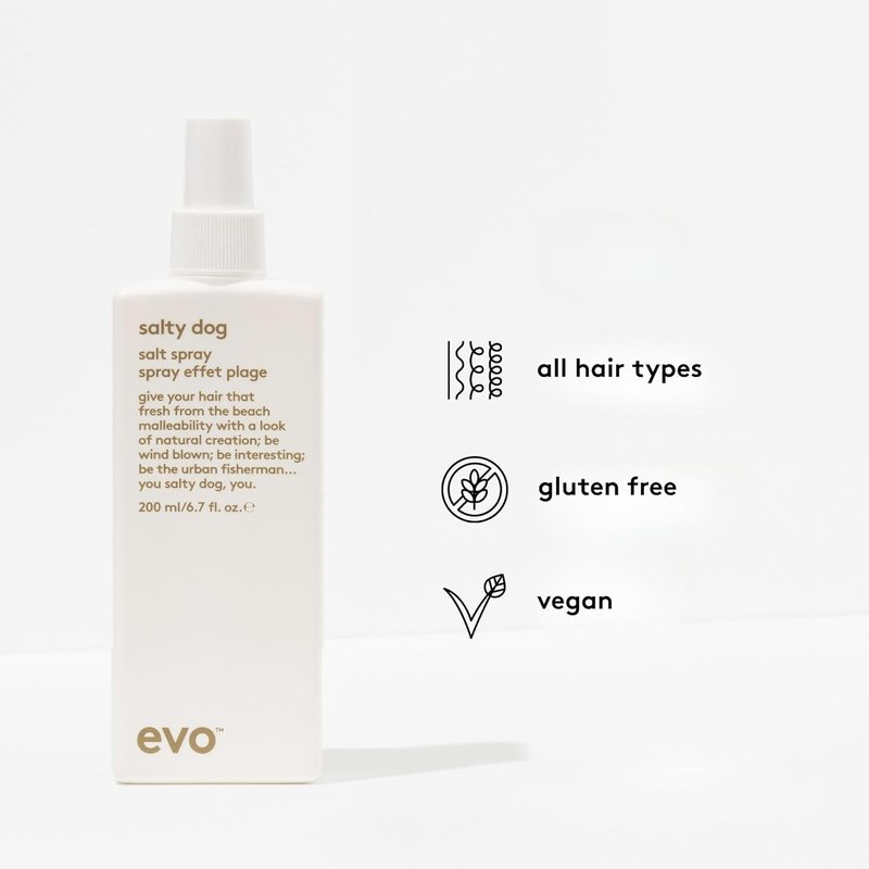 EVO Salty Dog Salt Spray - Beachy Hair Texture & Volume | Natural Matte Finish