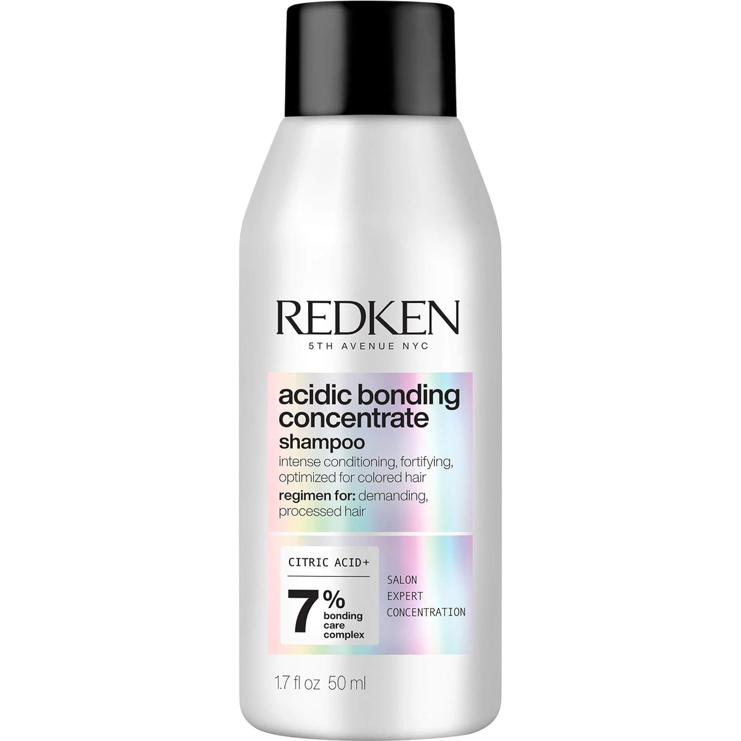 Redken Acidic Bonding Concentrate Shampoo - For Damaged Hair Repair, Strengthens and Repairs Weak and Brittle Hair, Sulfate-Free, Color Safe, With Citric Acid, 1.7 Fl Oz