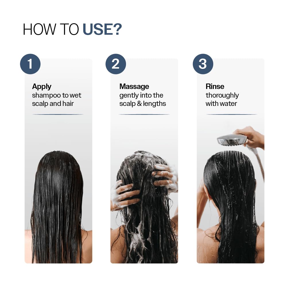 Bare Anatomy Anti-Hair Fall Shampoo | Provides 5x Hair Fall Control | pH 4.6 | Adenosine & Peptides | Strengthens Weak Roots & Reduces Breakage | Sulphate & Paraben Free | Unisex | 100ml