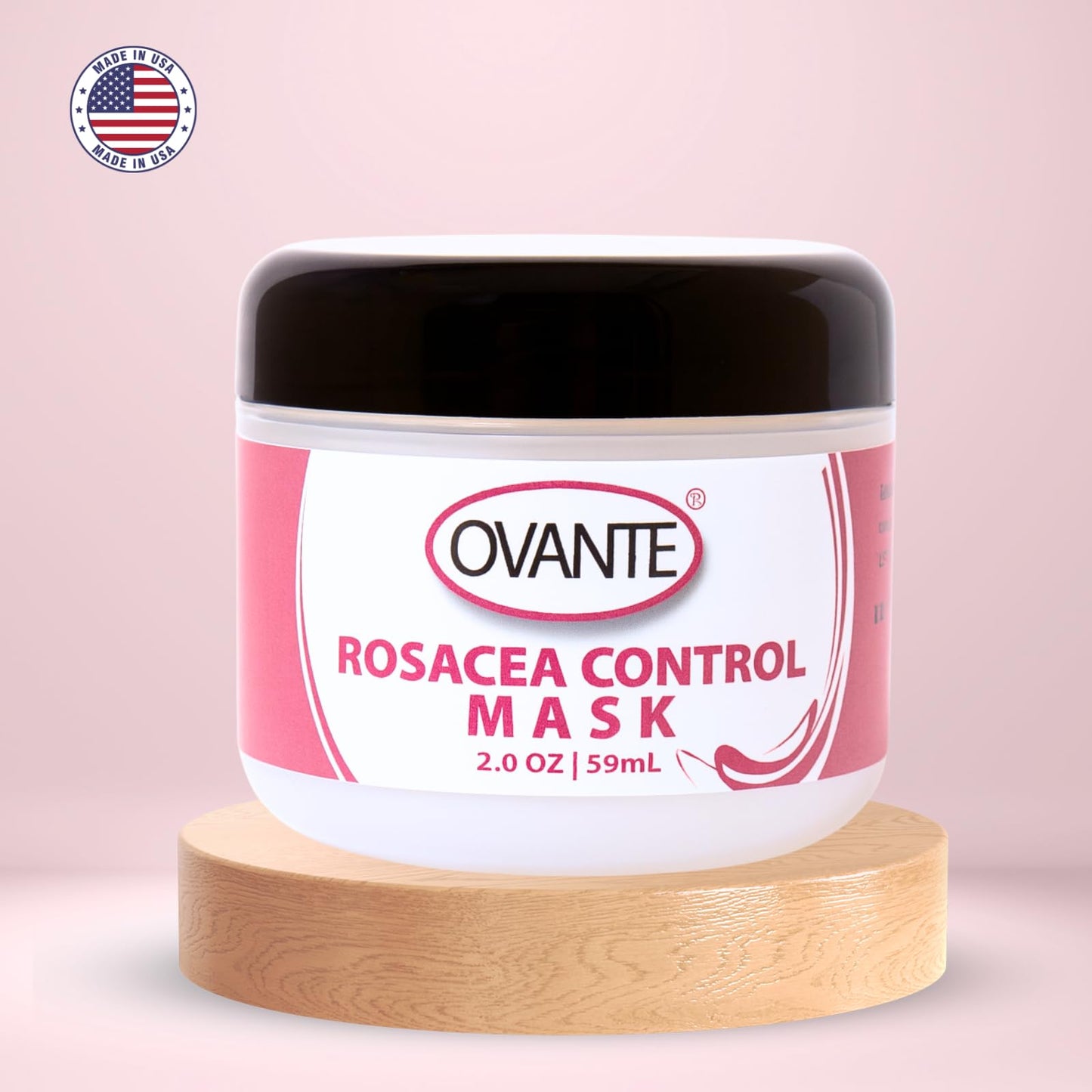 OVANTE Soothing Cooling Face Mask for Rosacea & Demodex - 2.0 oz