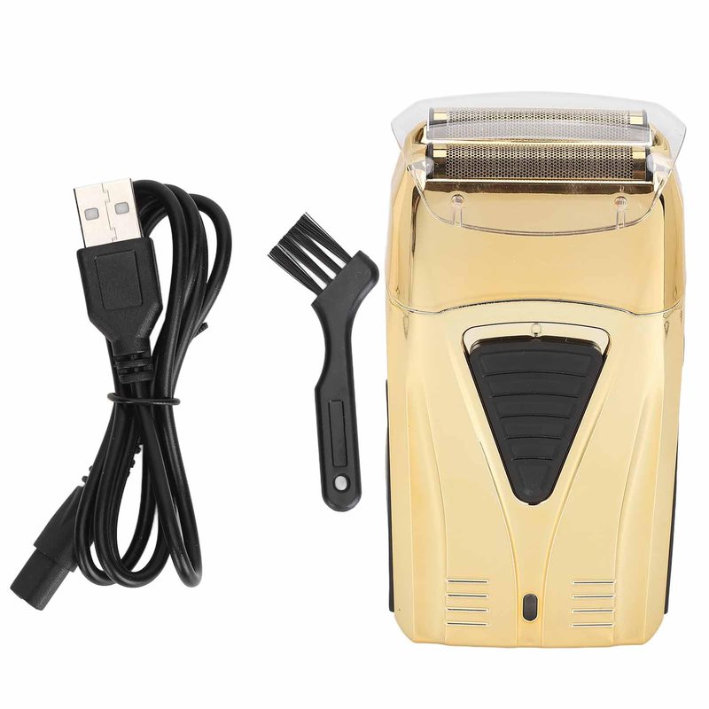 BROLEO Foil Beard Trimmer, Hair Clipper Portable Multifunction Efficient Compact USB Charging for Travel for Men