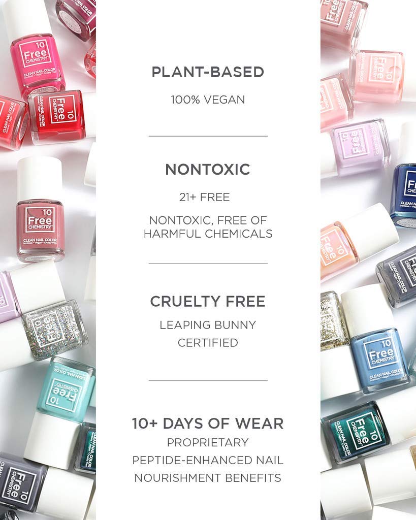 10 FREE CHEMISTRY Non Toxic, Plant Based Matte Top Coat (Matte About You)