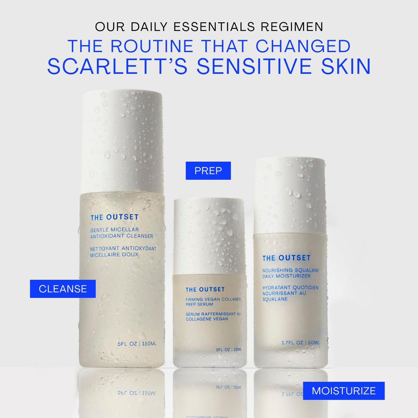 The Outset Squalane Daily Face Moisturizer, Hydrating Barrier Repair Face Cream, Non-Comedogenic, Fragrance-Free, Gluten Free Clean Vegan Facial Moisturizer for Sensitive & All Skin Types – 1.7 fl oz