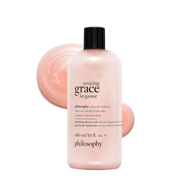 Philosophy Amazing Grace Hydrating Bath & Shower Gel - Soothes Dry Skin | Vegan Formula