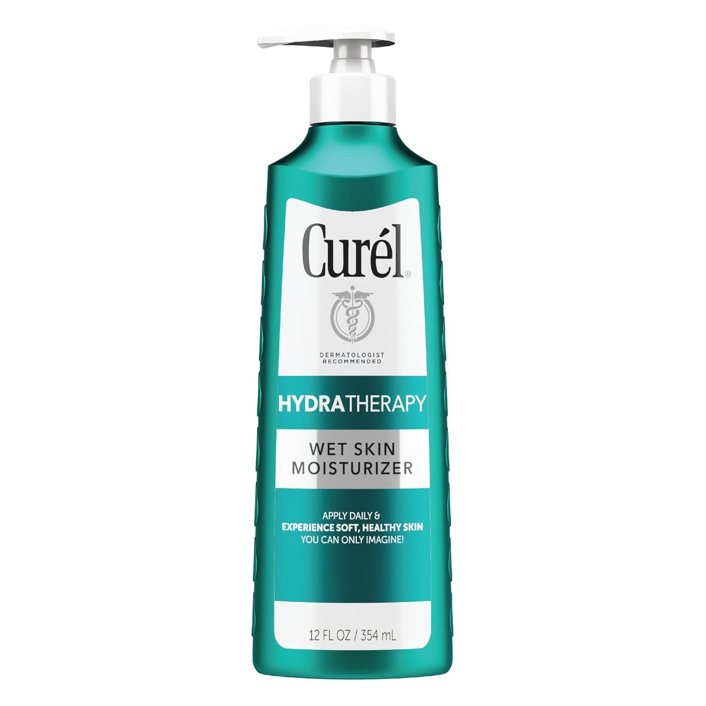 Curel In Shower Lotion - Hydrating Wet Skin Moisturizer for Dry Skin | Calming Daily Cleanser, Soap-Free Formula