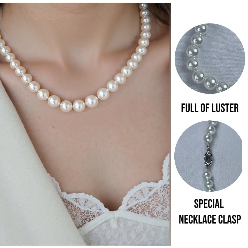 Thank You Gifts for Women, 10PCS Spa Set – Includes Pearl Necklace, Candle, Cosmetic Bag – Perfect for Teachers, Coworkers, Moms, Nurses & Friends
