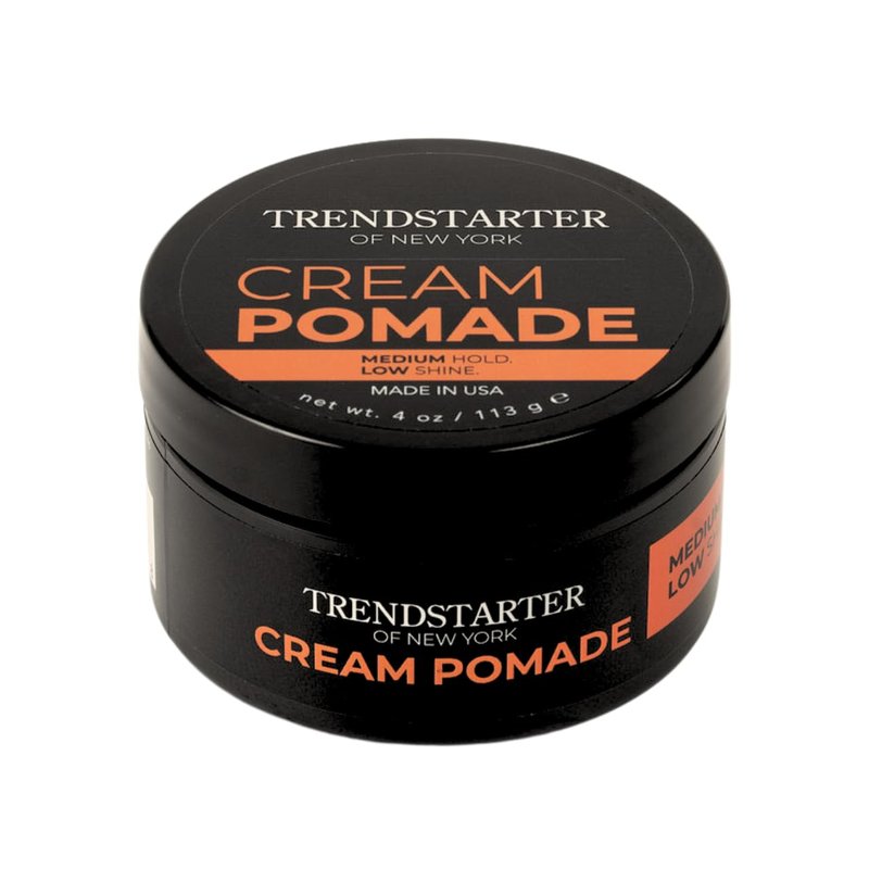Cream Pomade - Medium Hold Water-Based Hair Styling Putty | 4oz, Low Shine Finish