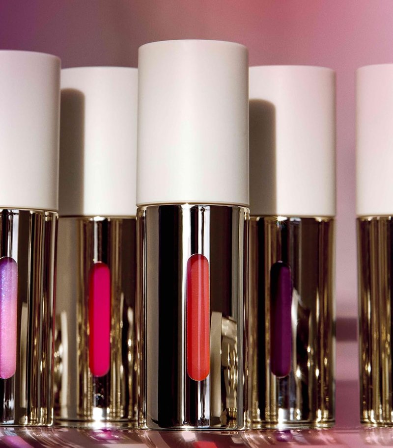 MAKE Beauty Serum Balm Hydrating Lip Oil. Vegan Moisturizing Lip Gloss with Plumping Effect. Lip Treatment Cream for Soft, Smooth, Shiny Lips - Shade, Pink Cerise