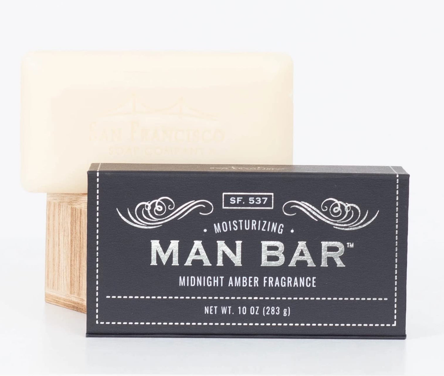 SFS Company Man Bar Set of 2 10 oz. Soap Bars (Midnight Amber)