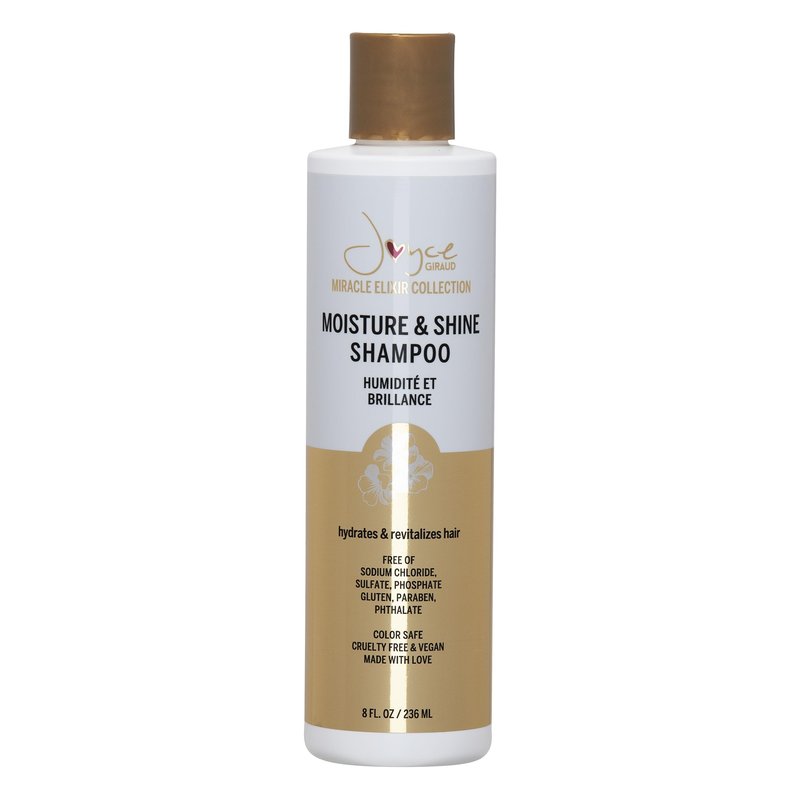 Joyce Giraud Miracle Elixir Moisture & Shine Shampoo, Hydrates & Protects Color, 8 Fl. Oz