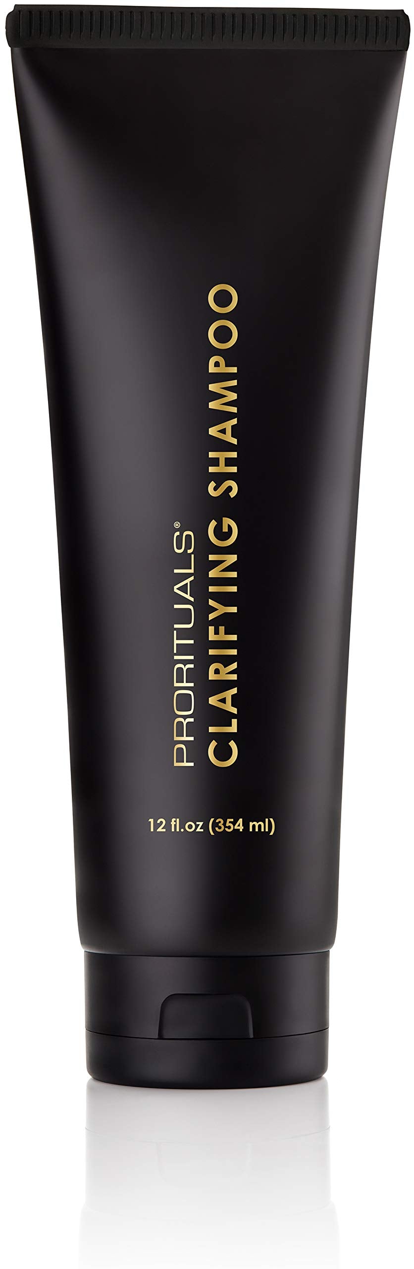 Prorituals Clarifying Shampoo - Deep Cleansing Detox Shampoo for Curly Hair, Removes Impurities, Dirt, Oil & Buildup, Sulfate Free Hair Care, 12 fl oz