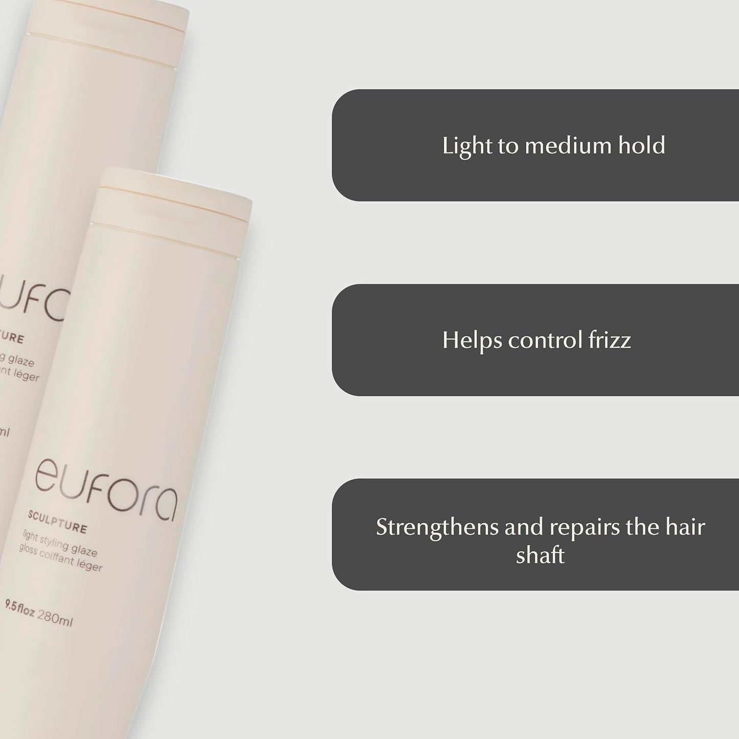Eufora Sculpture Light Styling Glaze - Lightweight Hair Gel for Flexible Hold | 9.5 Oz