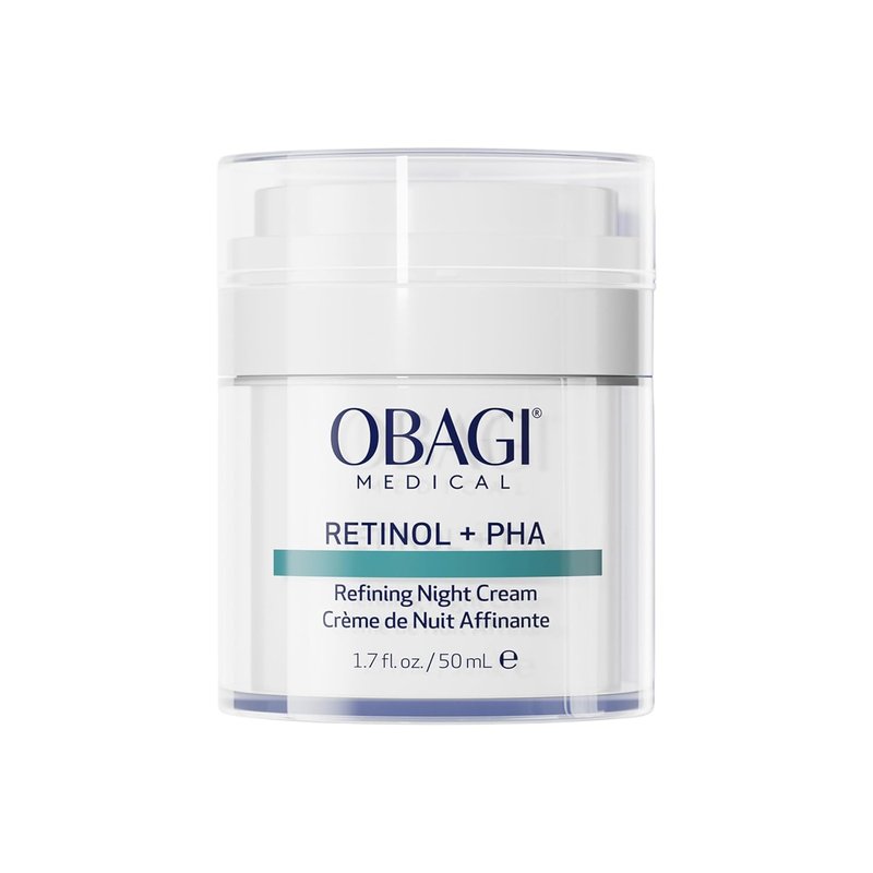 Obagi Medical Retinol + PHA Night Cream - Overnight Anti-Aging Formula for Smoother Skin | 1.7 Oz