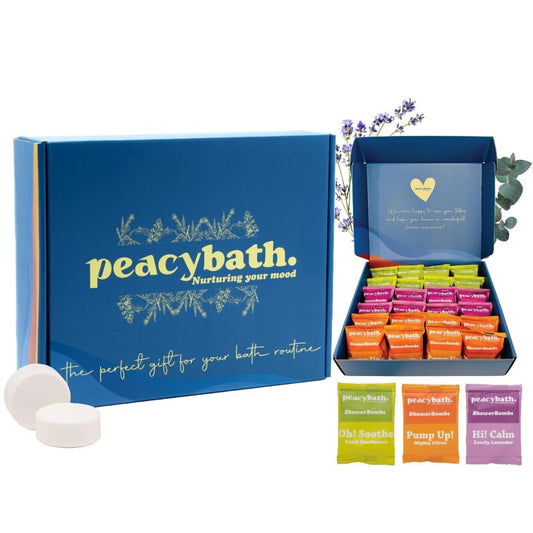 Shower Steamers Aromatherapy 24 Pack - with Essential Oils, Fathers Day Gift for dad, Birthday Gifts for Women, Relaxation Stress Relief Self Care – Home SPA, Teacher Appreciation Gift - Eucalyptus
