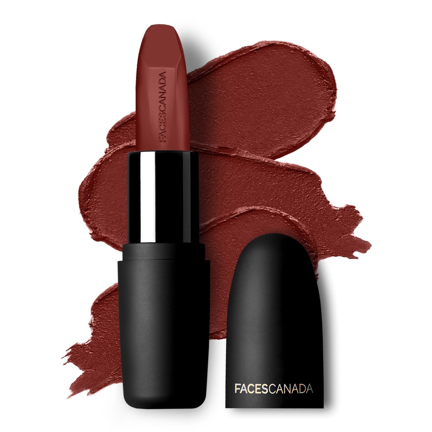 Matte Lipstick in Royal Maroon - Weightless Finish by Faces Canada