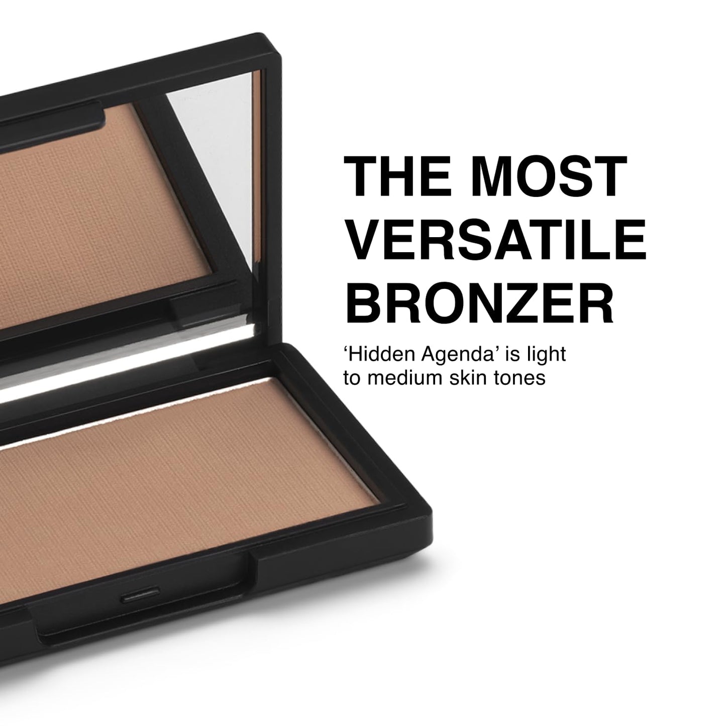 Phase Zero Makeup Powder Bronzer | "Hidden Agenda" - 6.5g / 0.23 oz. | Silky, Long Lasting pressed powder Bronzer | Perfect for Contouring, Sculpting, and defining Face Shape.