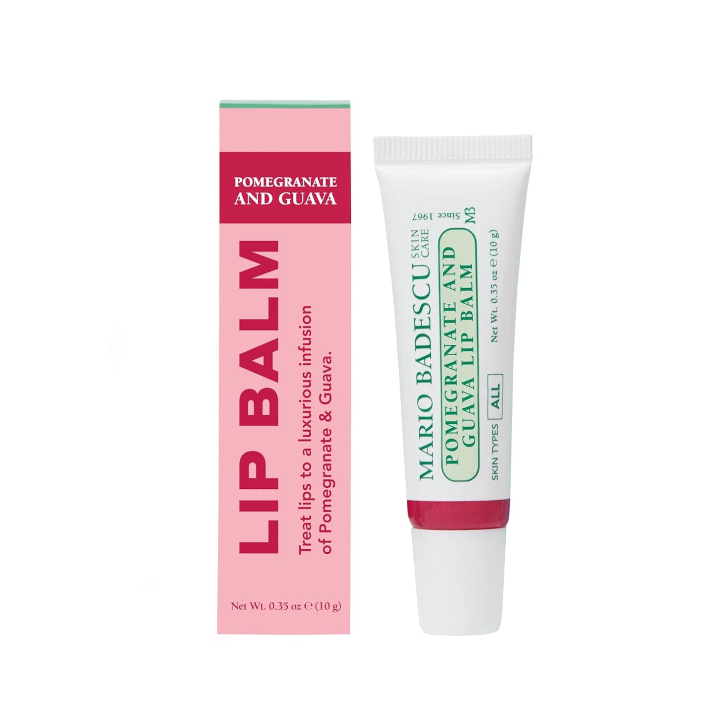 Mario Badescu Moisturizing Lip Balm - Ultra-Nourishing Coconut Oil & Shea Butter | Soft, Smooth Lips