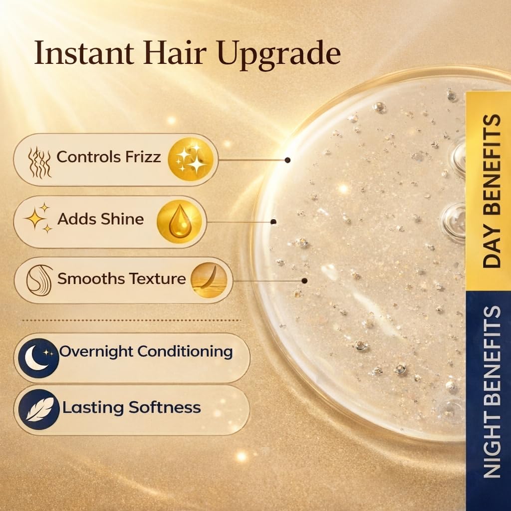 HerStyler Advanced Argan Oil Hair Serum for Women - Anti Frizz Serum for Hair - for Frizzy, Dry and Damaged Hair - Nourishing - 2.36 Fl Oz / 70 Ml - Pack of 2
