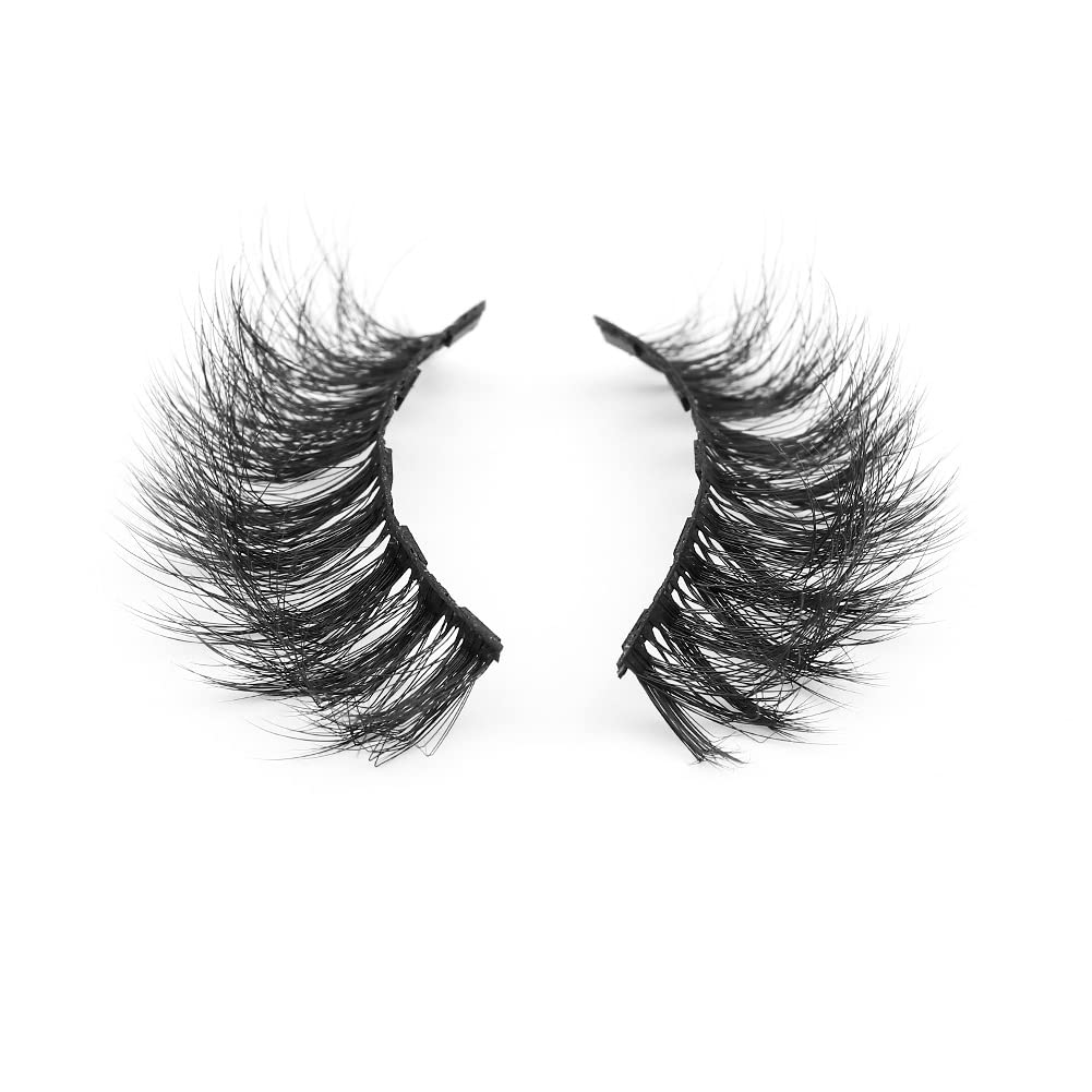 Magnetic Eyelashes Extensions 4Pairs 2Styles Extension Eyelashes Kit,Eyelashes Magnetic Eyelashes With Eyeliner and Tweezer, Natural Look Reusable Magnetic Eyelashes Extensions