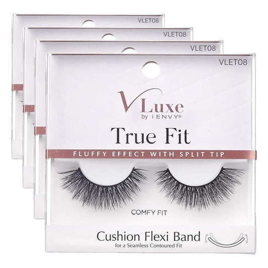 i•ENVY False Eyelashes - Soft & Natural Volume | Comfortable Fit, 2 Pairs (Pack of 4)