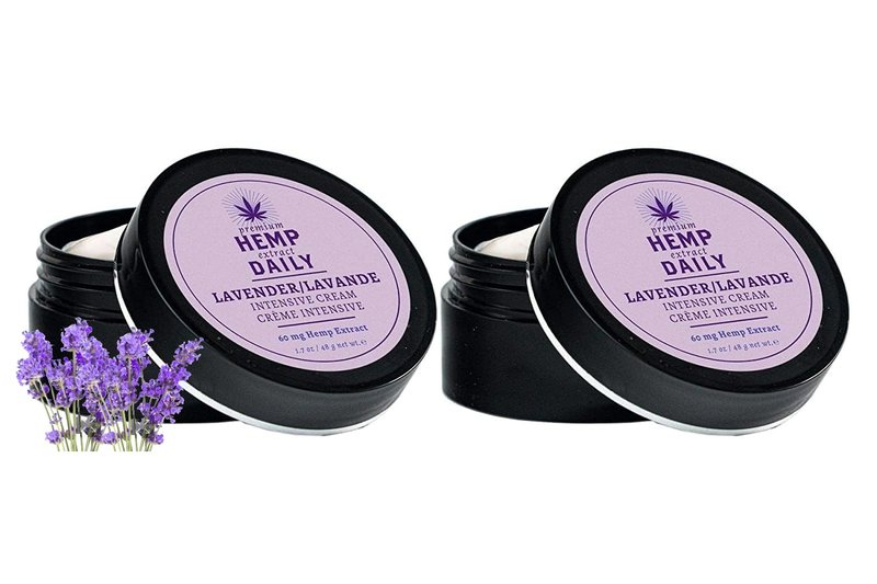 Hemp Extract Daily Intensive Cream - Organic Muscle & Joint Relief | 1.7 Oz Lavender, Pack of 2